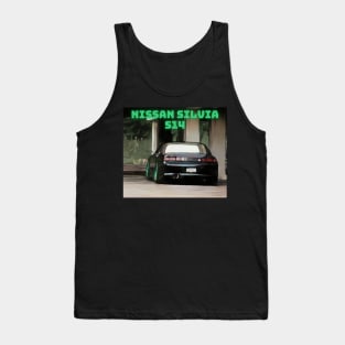 Nissan Silvia S14 - Cartoon Design Tank Top